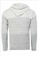 CARISMA pánský svetr s kapucí šedý 7396