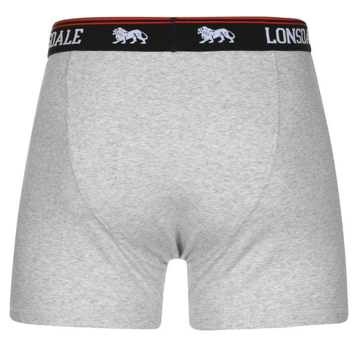 Lonsdale 2 Pack Boxers Mens