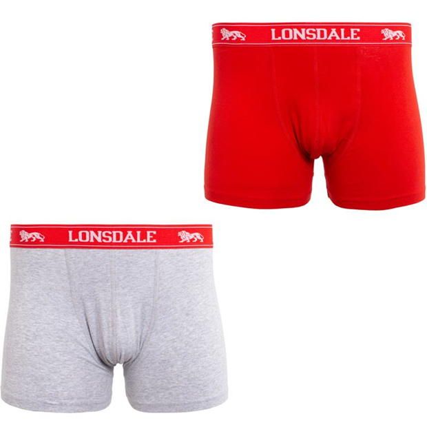 Lonsdale 2 Pack Trunk Mens