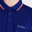 PIERRE CARDIN Cut and Sew Sleeve Polo Mens