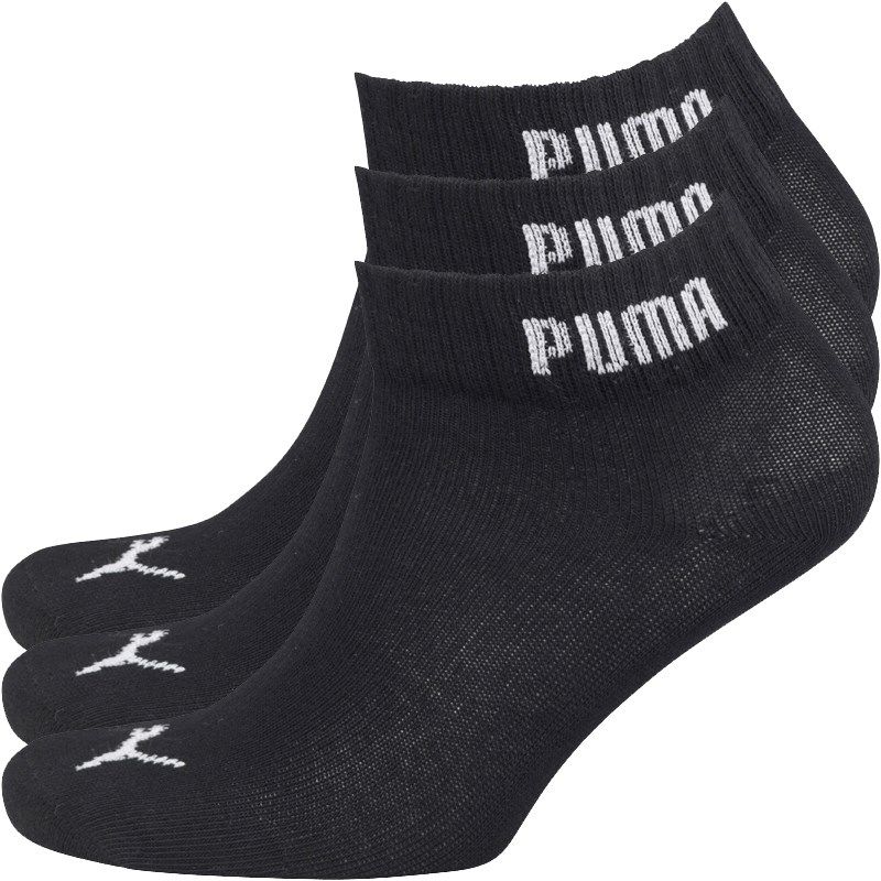 Puma Mens Three Pack Quarter Socks