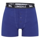 Lonsdale 2 Pack Boxers Mens
