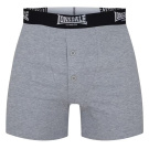 Lonsdale 2 Pack Boxers Mens